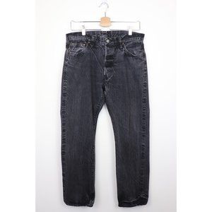 Sugar Cane Co Selvedge Jeans Faded Black Japanese Rigid Denim Lot 470 34 x 34